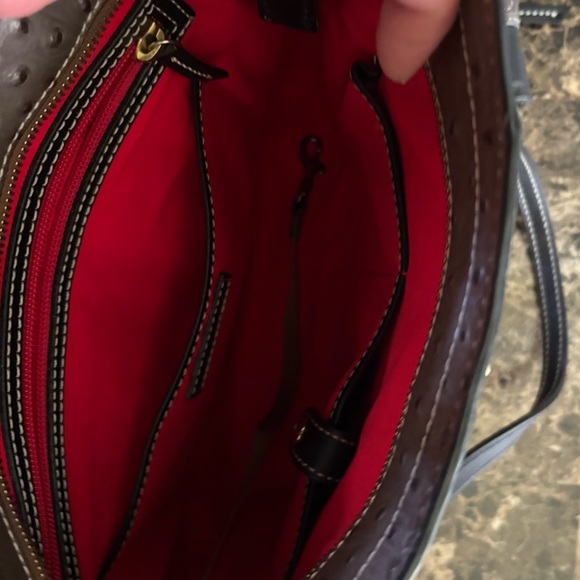 Dooney & Bourke Gray Tote Bag with Matching Wallet - Picture 2 of 7